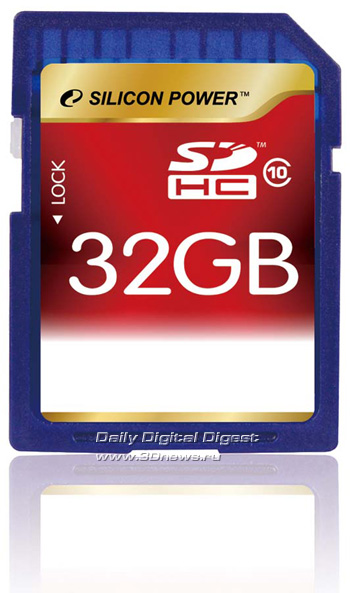 Silicon Power 32GB Class 10 SDHC Card Silicon Power 32GB Class 10 SDHC Card