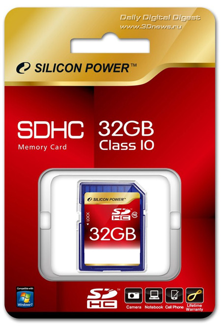 Silicon Power 32GB Class 10 SDHC Card Silicon Power 32GB Class 10 SDHC Card
