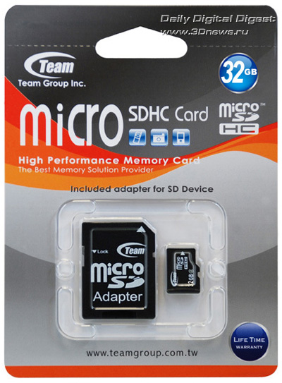 Team 32GB Class 2 microSDHC Card Team 32GB Class 2 microSDHC Card