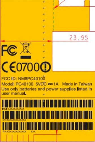 HTC WP7 FCC