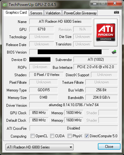 Тестирование Radeon HD 6870