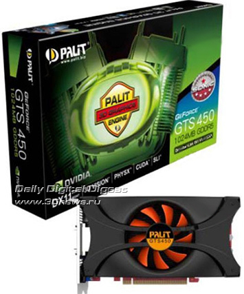 Palit GeForce GTS 450 1024MB GDDR5 Palit GeForce GTS 450 1024MB GDDR5