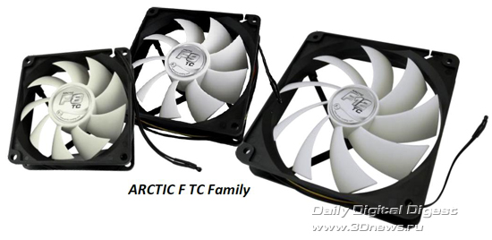 ARCTIC F TC Series Case Fans ARCTIC F TC Series Case Fans