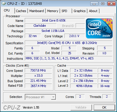 Новый рубеж: Core i5-655K покорил 7,3 ГГц