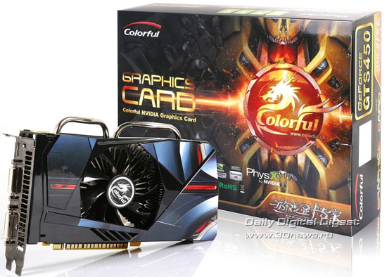Colorful GeForce GTS 450 Colorful GeForce GTS 450