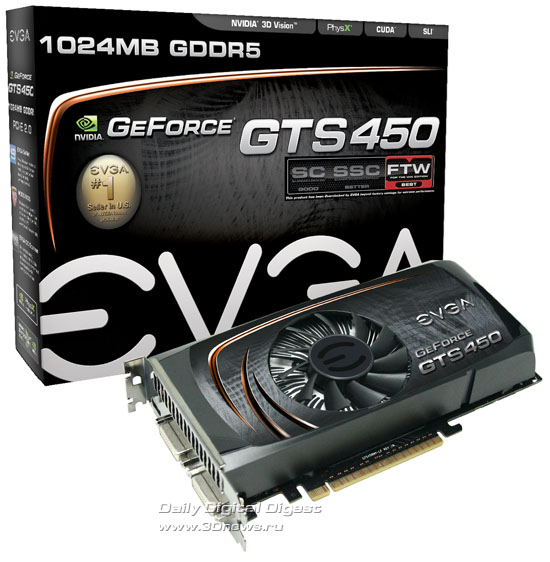 EVGA GeForce GTS 450 FTW EVGA GeForce GTS 450 FTW