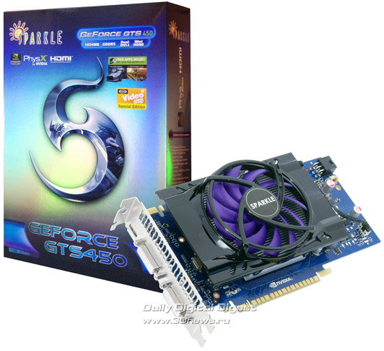 SPARKLE GeForce GTS 450 SPARKLE GeForce GTS 450 Passive