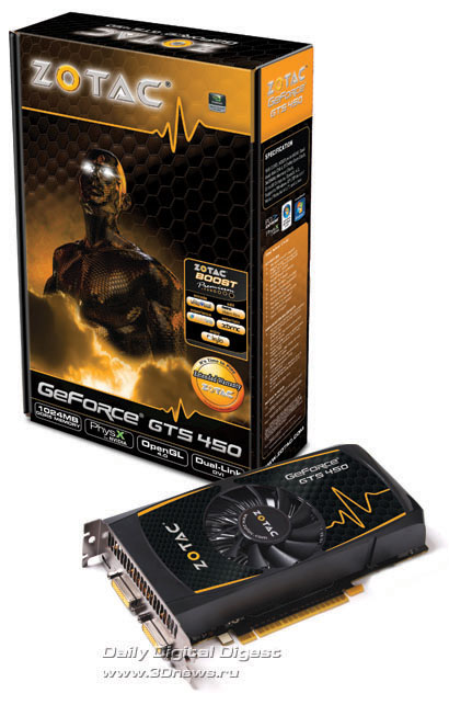 ZOTAC GeForce GTS 450 ZOTAC GeForce GTS 450