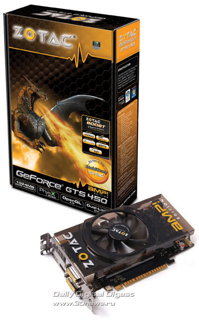 ZOTAC GeForce GTS 450 AMP! Edition ZOTAC GeForce GTS 450 AMP! Edition