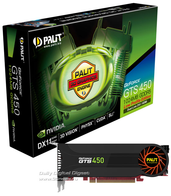 Palit GeForce GTS 450 Low Profile Edition Palit GeForce GTS 450 Low Profile Edition