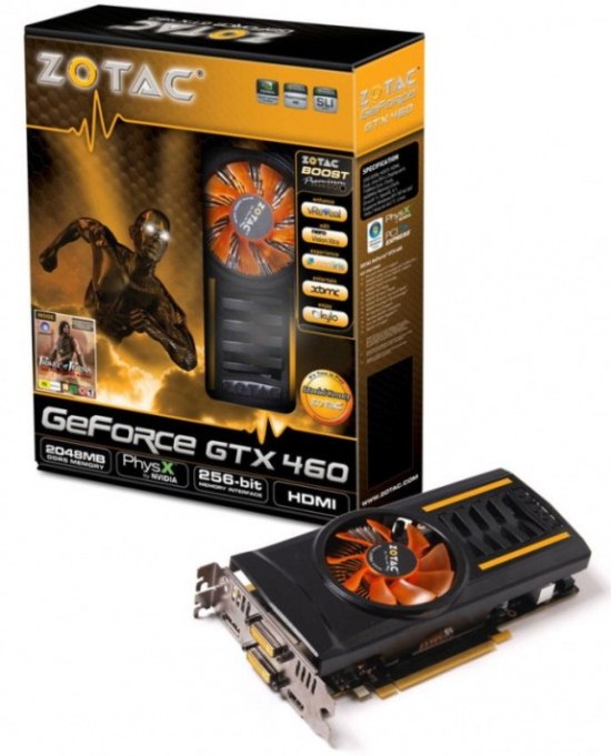 Zotac GeForce GTX 460 2 Гб