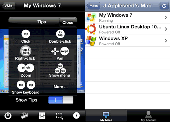 Windows 7 на iPad