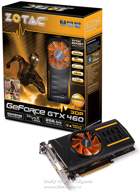 ZOTAC GeForce GTX 460 3DP ZOTAC GeForce GTX 460 3DP