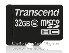 Transcend 32GB microSDHC Class 2 Сard Transcend 32GB microSDHC Class 2 Сard
