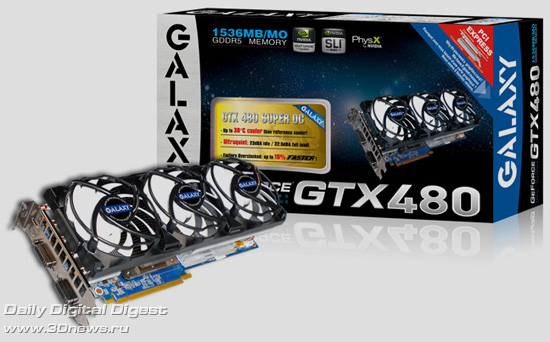 GALAXY GeForce GTX 480 Super OC GALAXY GeForce GTX 480 Super OC