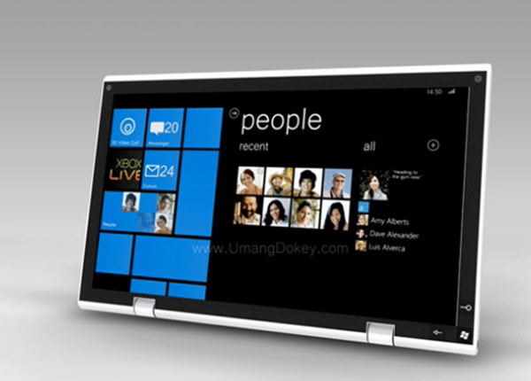 Концепт планшета под управлением Windows Phone 7