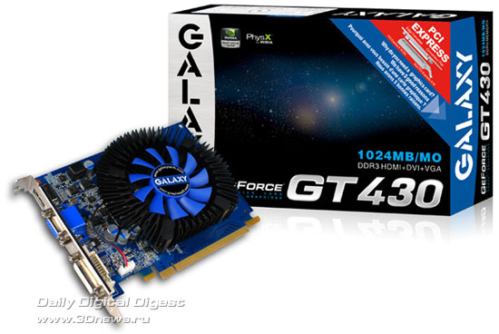 GALAXY GeForce GT 430 GALAXY GeForce GT 430