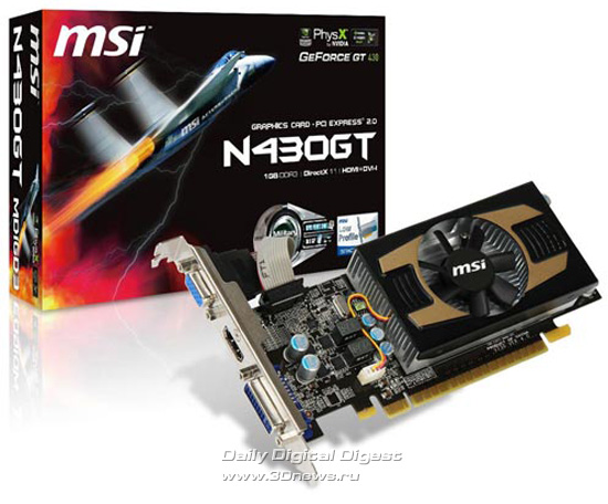 MSI N430GT-MD1GD3/LP MSI N430GT-MD1GD3/LP