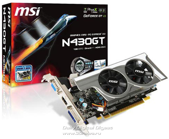 MSI N430GT-MD1GD3/LP MSI N430GT-MD1GD3/LP
