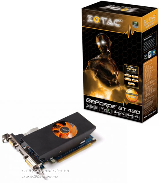 ZOTAC GeForce GT 430 LP ZOTAC GeForce GT 430 LP