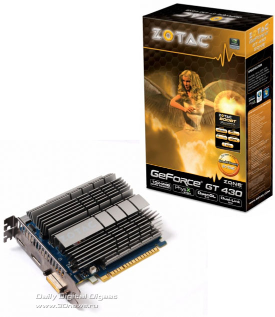 ZOTAC GeForce GT 430 ZONE Edition ZOTAC GeForce GT 430 ZONE Edition