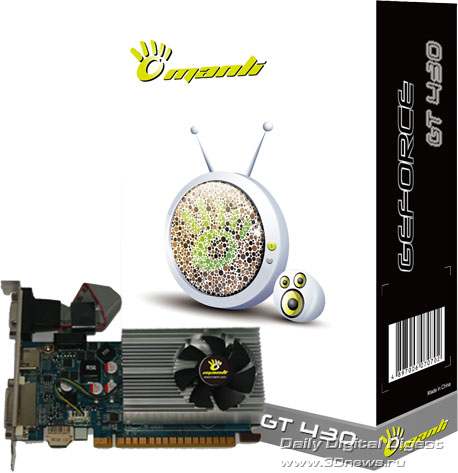 Manli GeForce GT 430 LP Manli GeForce GT 430 LP