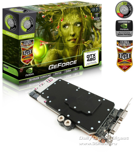 Point of View TGT Series GeForce GTX 480 Beast JetStream Watercooled Edition Point of View TGT Series GeForce GTX 480 Beast JetStream Watercooled Edition