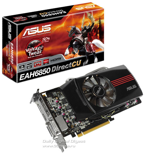 ASUS EAH6850 DirectCU/2DIS/1GD5 ASUS EAH6850 DirectCU/2DIS/1GD5