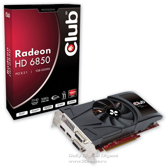 Club 3D Radeon HD 6850 Club 3D Radeon HD 6850