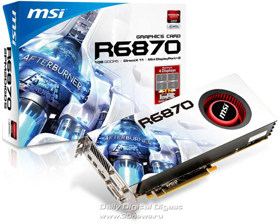 MSI R6870-2PM2D1GD5 MSI R6870-2PM2D1GD5