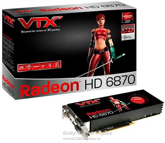 VTX3D Radeon HD 6870 VTX3D Radeon HD 6870