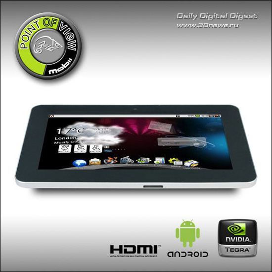 Point of View Mobii TEGRA Tablet 10,2" Point of View Mobii TEGRA Tablet 10,2"