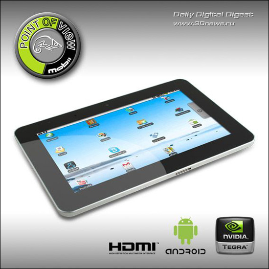 Point of View Mobii TEGRA Tablet 10,2" Point of View Mobii TEGRA Tablet 10,2"