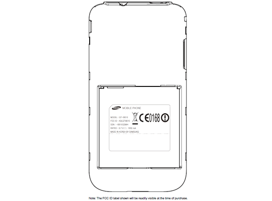 Samsung GT-i9010 на сайте FCC