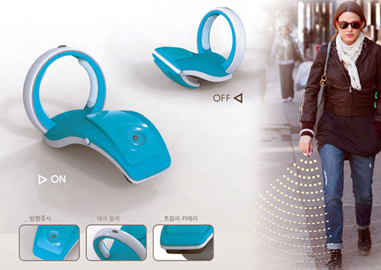 Supersonic Stick on the Wrist for Blind People Supersonic Stick on the Wrist for Blind People
