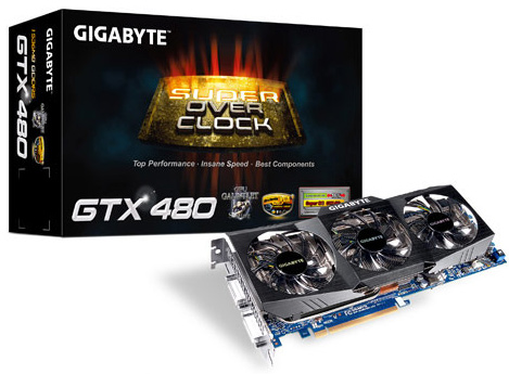 Представлена Gigabyte GTX 480 SOC с технологией Dual BIOS