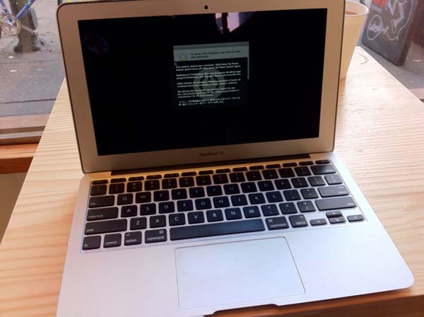 Зависание MacBook Air