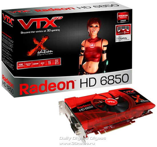 VTX3D Radeon HD 6850 X Edition VTX3D Radeon HD 6850 X Edition