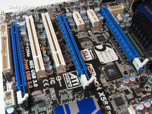  ASRock X58 Extreme6 слоты 