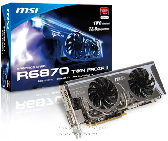 MSI R6870 Twin Frozr II MSI R6870 Twin Frozr II