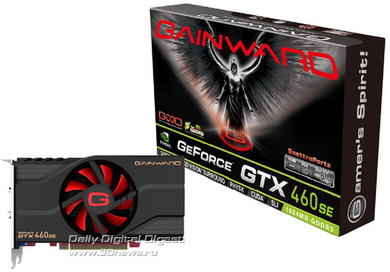 Gainward GeForce GTX 460 SE Gainward GeForce GTX 460 SE