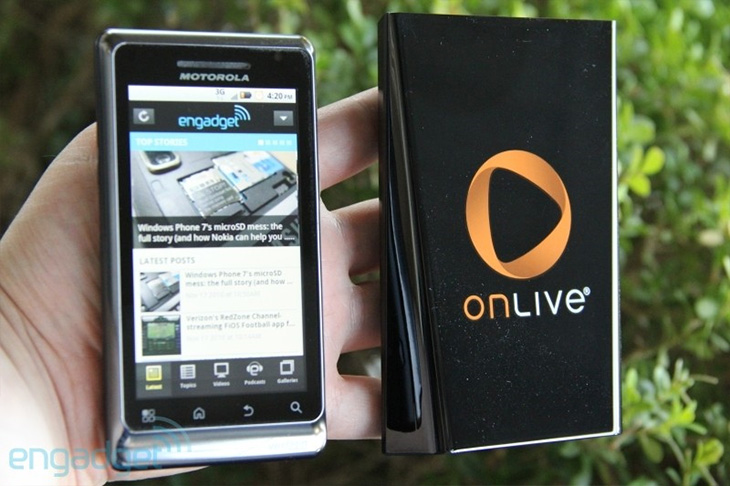 Микроконсоль OnLive