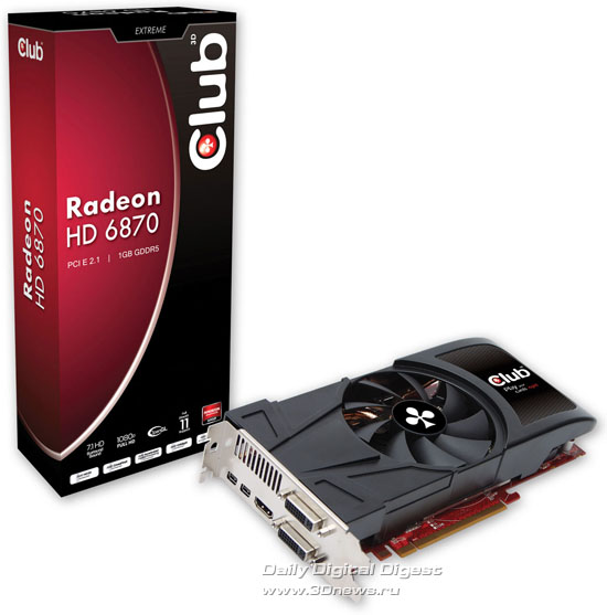 Club 3D Radeon HD 6870 Club 3D Radeon HD 6870
