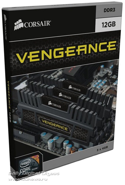 Corsair Vengeance Series 12GB DDR3-1600 Memory Kit Corsair Vengeance Series 12GB DDR3-1600 Memory Kit
