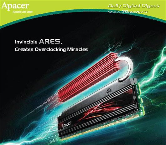 Apacer ARES Series DDR3 Memory Module Apacer ARES Series DDR3 Memory Module