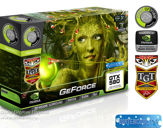 Point of View TGT Series GeForce GTX 580 Beast Edition Point of View TGT Series GeForce GTX 580 Beast Edition