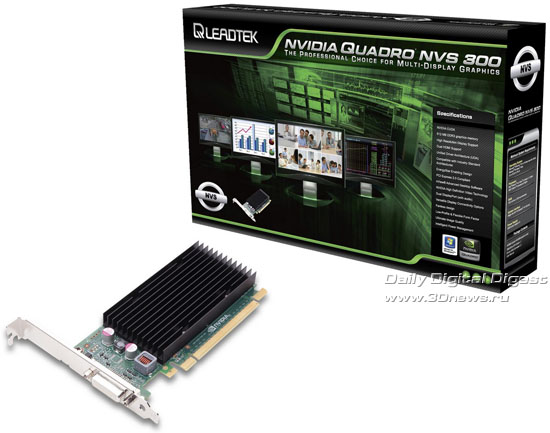 Leadtek NVIDIA Quadro NVS 300 Leadtek NVIDIA Quadro NVS 300