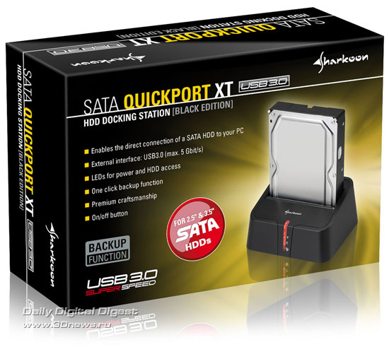 SHARKOON SATA QuickPort XT USB 3.0 SHARKOON SATA QuickPort XT USB 3.0