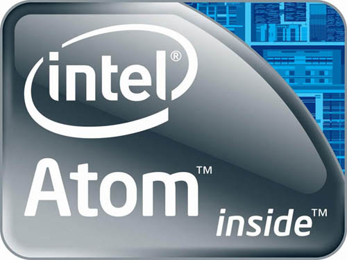 Логотип Intel Atom