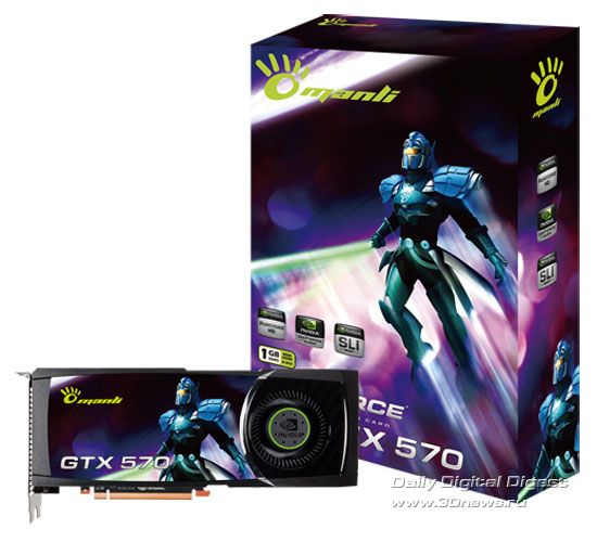 Manli GeForce GTX 570 Manli GeForce GTX 570